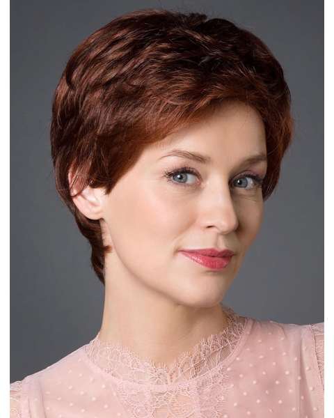 100% Hand-tied Synthetic Straight 8" Short Wigs