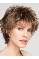 Blonde 8" Boycuts Stylish Capless Synthetic Wigs