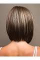 Straight Brown Bob Short Capless Synthetic Wig