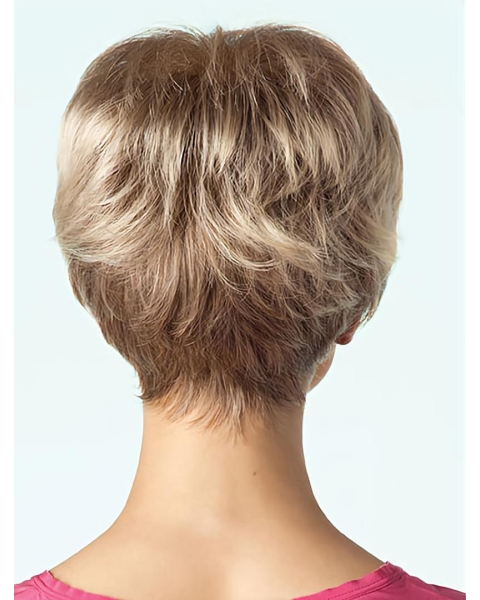 Boycuts Blonde 8" Best Short Wigs