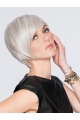 Capless Straight Grey Short Synthetic Wigs