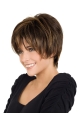 Popular Brown Straight Short Human Hair Wigs