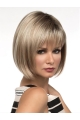 Straight Capless Blonde Bob Best Synthetic Hair Wigs