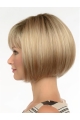 Straight Capless Blonde Bob Best Synthetic Hair Wigs