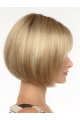 Straight Capless Blonde Bob Best Synthetic Hair Wigs