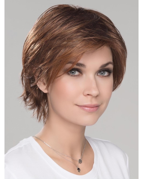 Short Monofilament Synthetic Mono Quality Synthetic Wigs