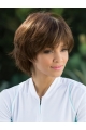 Short Monofilament Synthetic Mono Synthetic Wigs For White Women