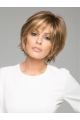 Straight Brown Short 6" Synthetic Lace Wigs