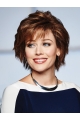 Short Monofilament With Bangs Human Hair Wigs