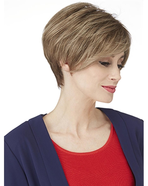 Sassy 6" Straight Boycuts Synthetic Wigs