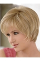 Remy Human Hair Blonde Monofilament Gentle Short Wigs