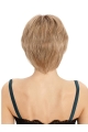 Graceful Blonde Straight Short Human Hair Wigs