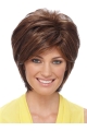 Cool Auburn Straight Short Synthetic Wigs