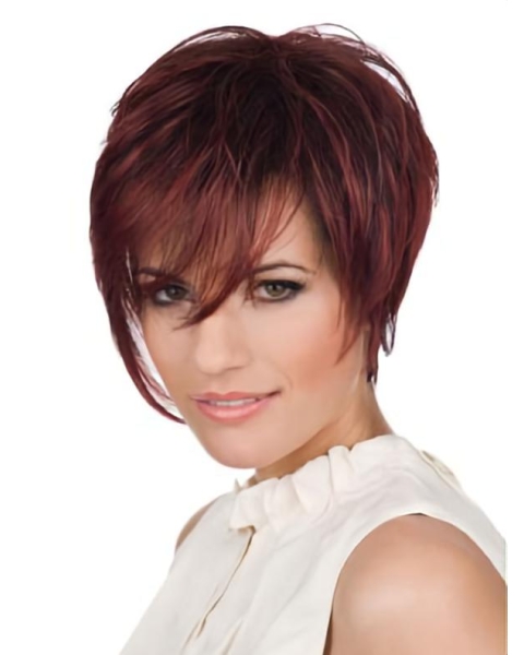 Lace Front Straight Short Celebrity Wigs