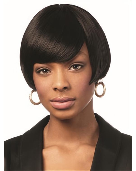 8" Straight African American Synthetic Wigs