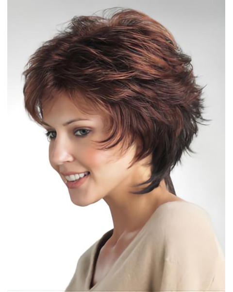 Flexibility Monofilament Straight Short Classic Wigs