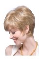 Wholesome Blonde Straight Short Human Hair Wigs