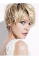 Faddish Straight Boycuts Blonde Short Wigs