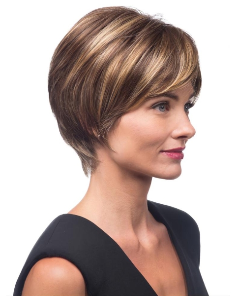 Brown Straight 10" Heat Friendly Synthetic Wigs