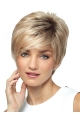 Blonde Straight Synthetic Elegant Short Wigs