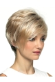 Blonde Straight Synthetic Elegant Short Wigs