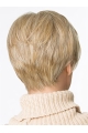 Affordable Cropped Blonde Capless Synthetic Wigs