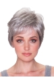 Stylish Straight Short Synthetic Grey Wigs