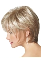 Faddish Blonde Straight Short Synthetic Wigs