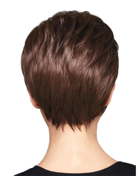 Discount Monofilament Layered Straight Short Wigs