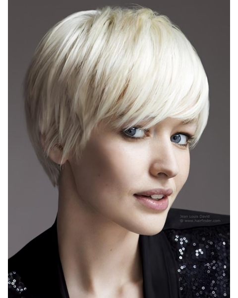 Young Fashion Bob for Silver Mono Capless Hair Wigs