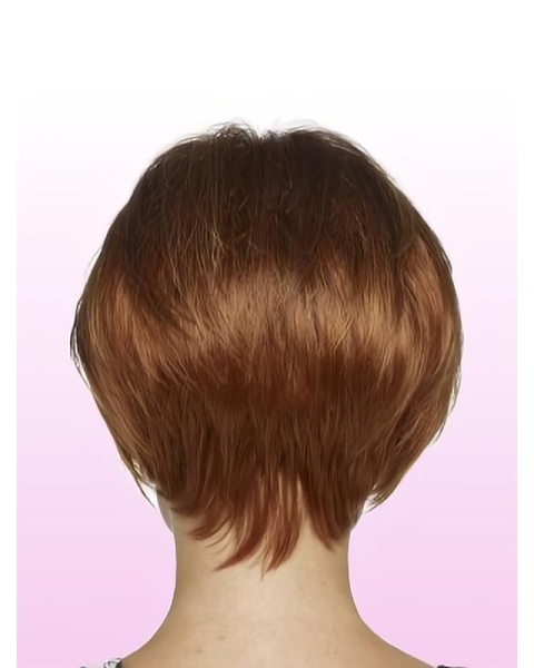 Unique Auburn Lace Front Short Wigs