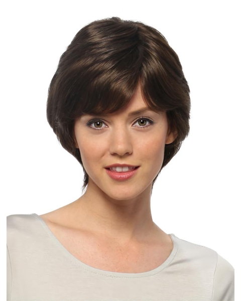 New Design Straight Black Layered Fashional Wigs