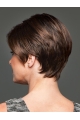 Fashionable Brown Straight Short Monofilament Wigs