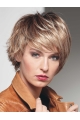 Amazing Blonde Short Straight With Bangs Beautiful Wigs