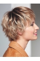 Amazing Blonde Short Straight With Bangs Beautiful Wigs