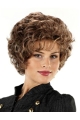 Monofilament Elegant With Bangs Straight Short Wigs