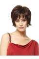 Brown Fashion Layered Straight Short Capless Synthetic Women Wigs