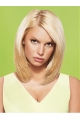 Straight Medium Length Lace Front Human Hair Women Bob wigs