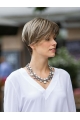 Graceful Blonde Straight Short Capless Synthetic Women Wigs