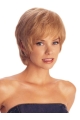 Glamorous Auburn Straight Short Capless Synthetic Women Wigs