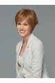 Elegant Blonde Boycuts Straight Short Capless Synthetic Women Wigs