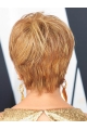 Beautiful Short Straight Blonde Boycuts Fashional Synthetic Women Wigs