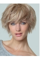 Fabulous Blonde Short Straight Boycuts High Quality Synthetic Women Wigs