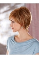 Comfortable Auburn Straight Short Petite Capless Synthetic Women Wigs