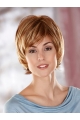 Comfortable Auburn Straight Short Petite Capless Synthetic Women Wigs