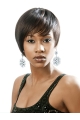 Braw Black Straight Short Capless Synthetic American Women Wigs