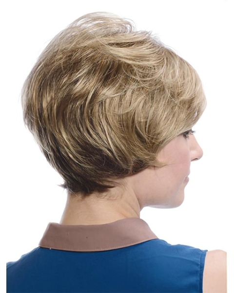 Online Boycuts Straight Short Lace Front  Synthetic Women Wigs