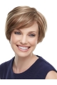 Affordable Straight Short Blonde Boycuts Beautiful Lace Front Synthetic Women Wigs