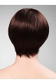 Pleasing Auburn Boycuts Straight Short Capless Synthetic Women Wigs