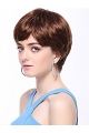 Nice Auburn Boycuts Straight Short Capless Synthetic Women Wigs